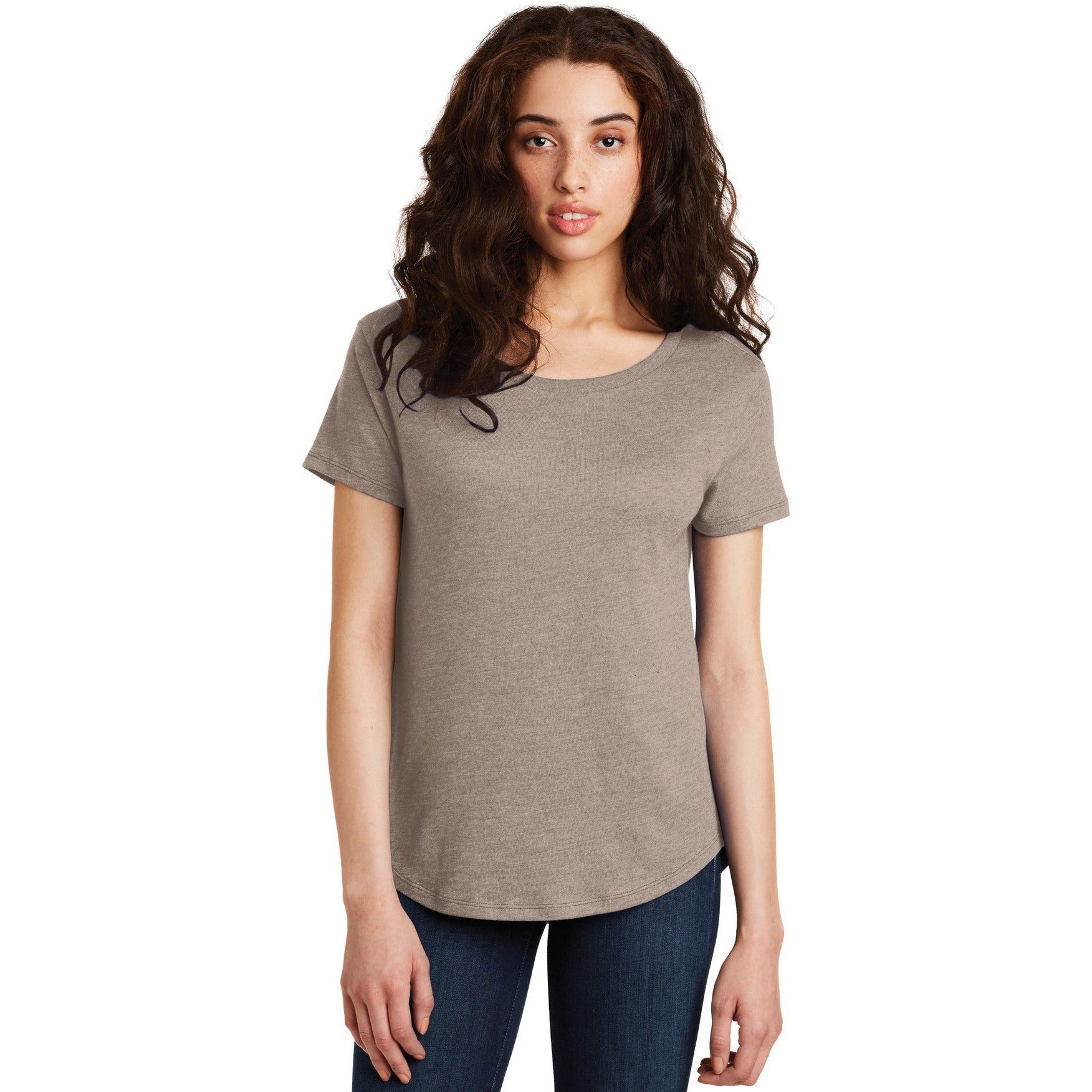 no-logo CLOSEOUT - Alternative Women's Backstage Vintage 50/50 Tee-Alternative-Vintage Stone-S-Thread Logic