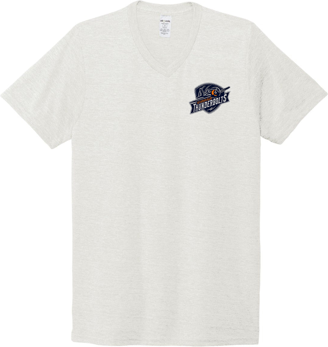 no-logo Allmade Unisex Tri-Blend V-Neck Tee-Regular-Allmade-Thread Logic