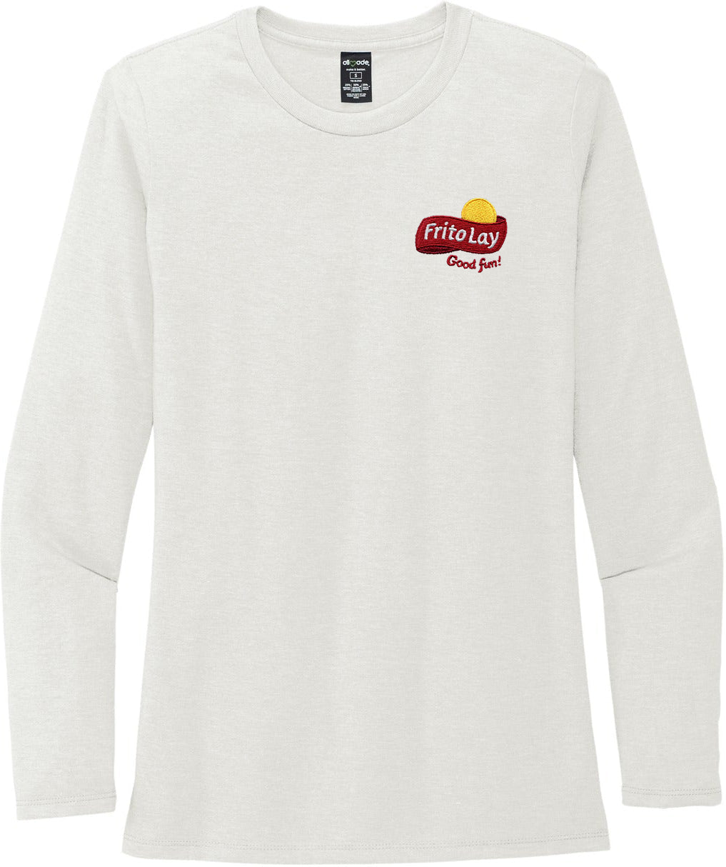 no-logo Allmade Ladies Tri-Blend Long Sleeve Tee-Regular-Allmade-Thread Logic