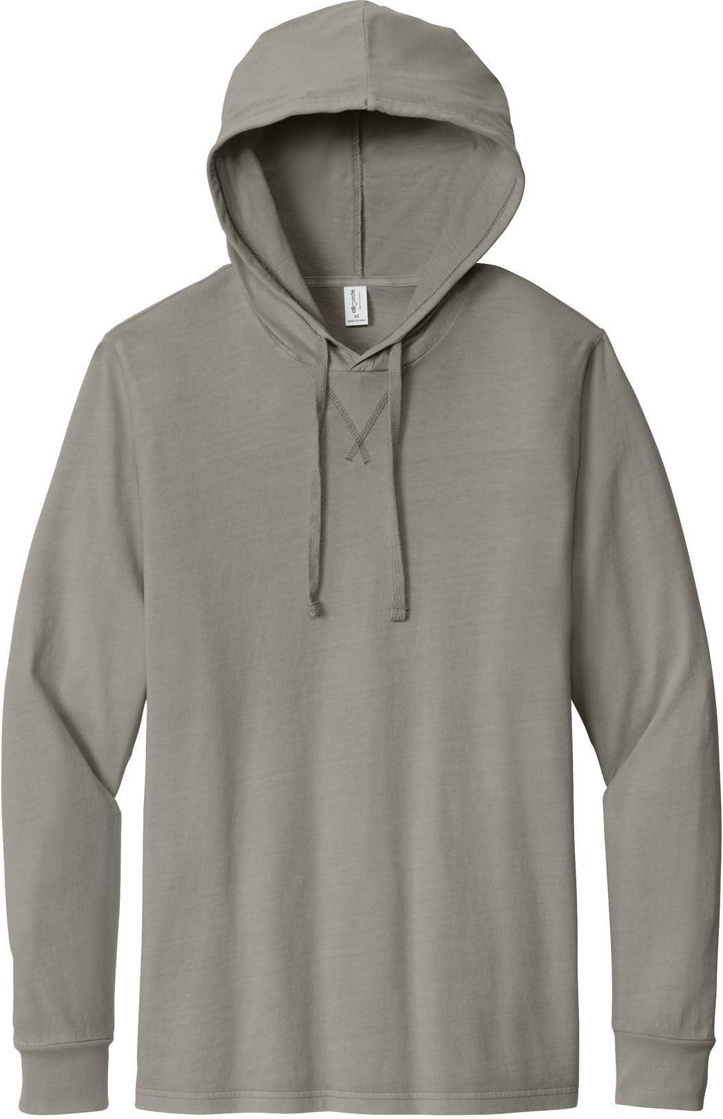 no-logo Allmade Unisex Mineral Dye Organic Cotton Hoodie Tee-New-AllMade-Driftwood Grey-XS-Thread Logic