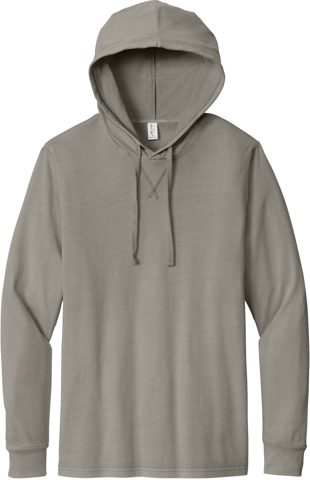 no-logo Allmade Unisex Mineral Dye Organic Cotton Hoodie Tee-New-AllMade-Driftwood Grey-XS-Thread Logic