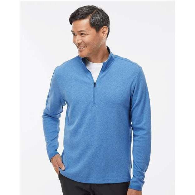 no-logo Adidas 3-Stripes Quarter-Zip Sweater-Apparel-Adidas-Thread Logic