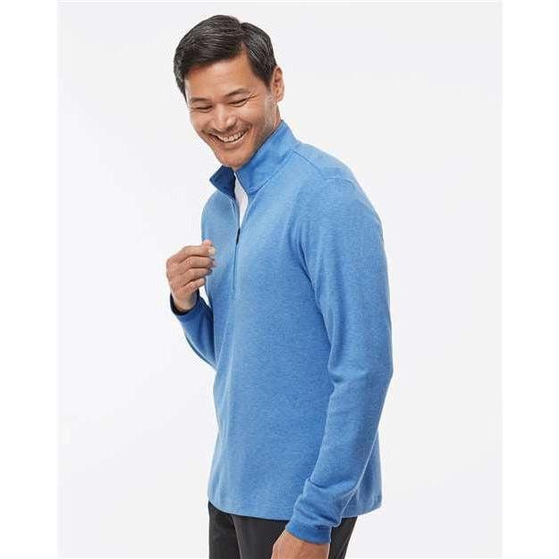 no-logo Adidas 3-Stripes Quarter-Zip Sweater-Apparel-Adidas-Thread Logic