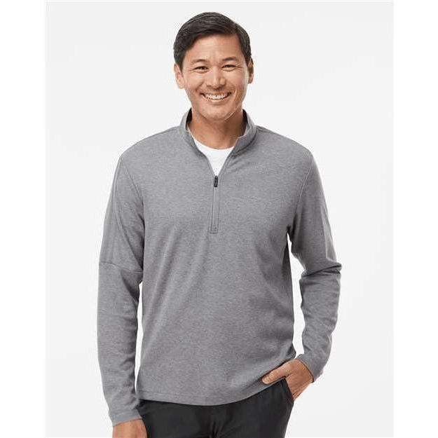 no-logo Adidas 3-Stripes Quarter-Zip Sweater-Apparel-Adidas-Thread Logic