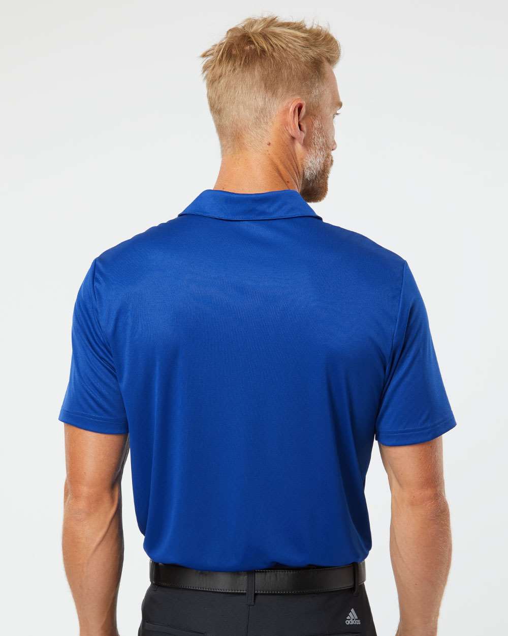 no-logo Adidas 3Stripes Shoulder Polo-Men's Polos-Adidas-Thread Logic