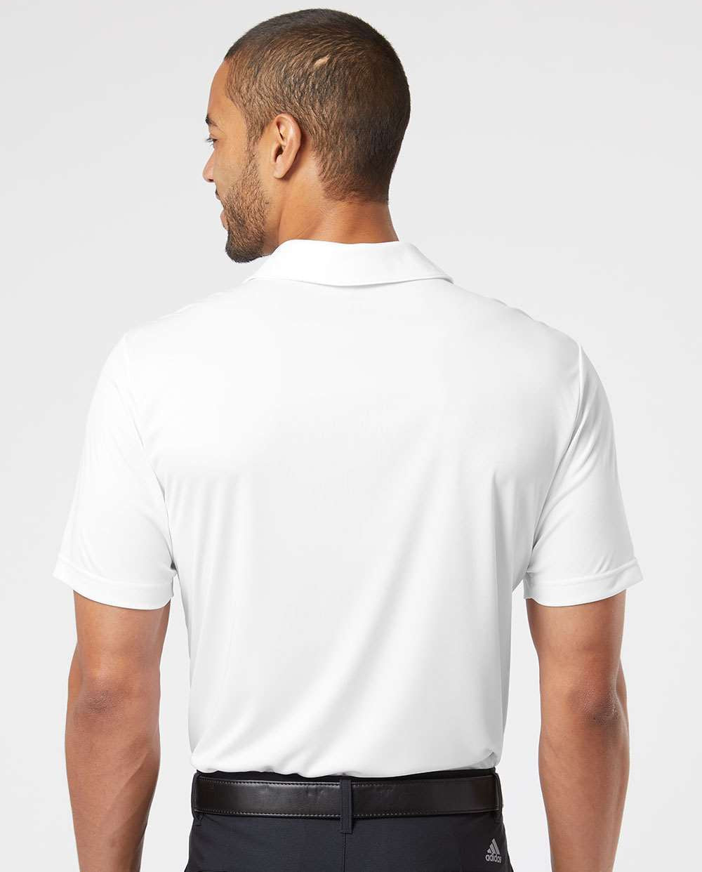 no-logo Adidas 3Stripes Shoulder Polo-Men's Polos-Adidas-Thread Logic