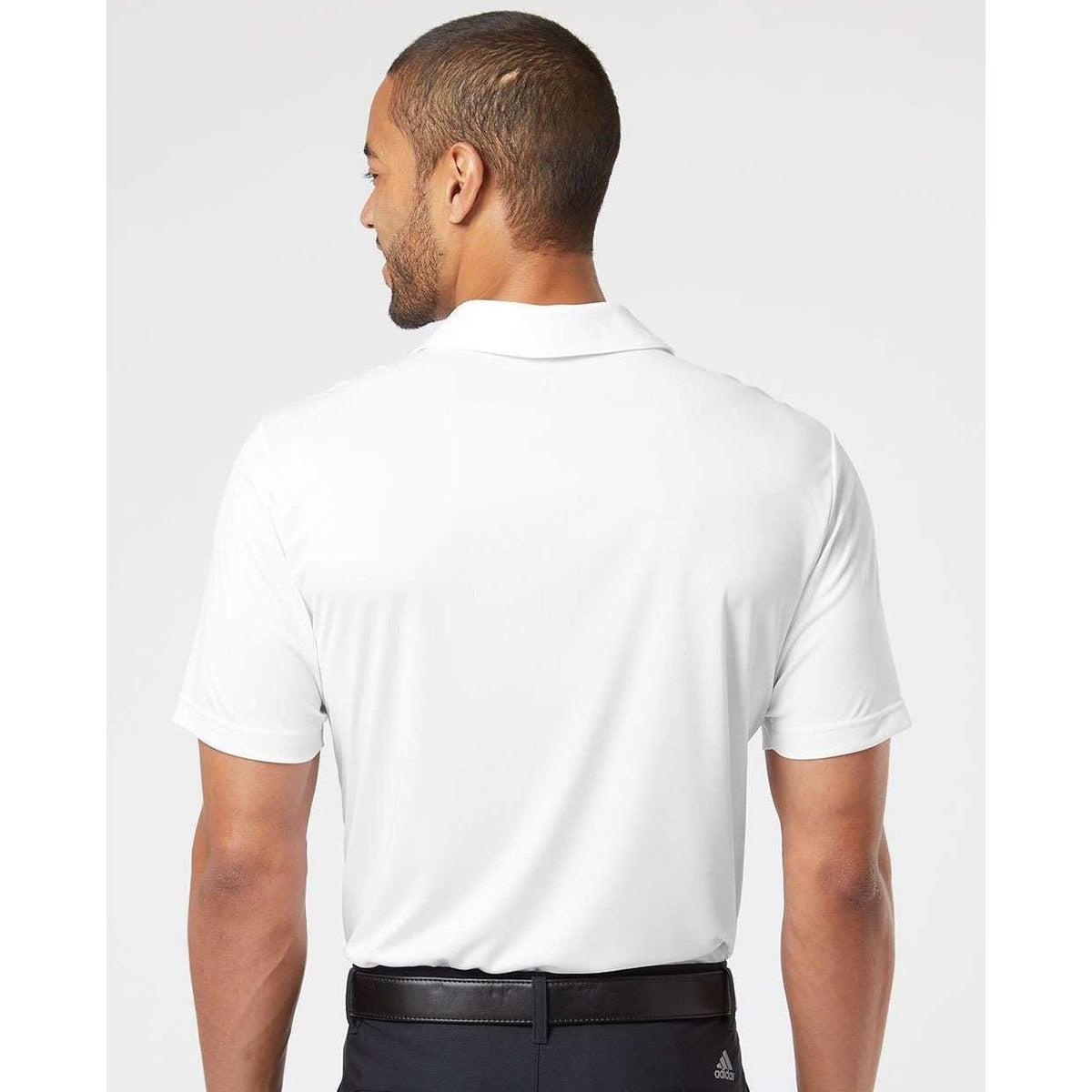 no-logo Adidas 3Stripes Shoulder Polo-Men's Polos-Adidas-Thread Logic