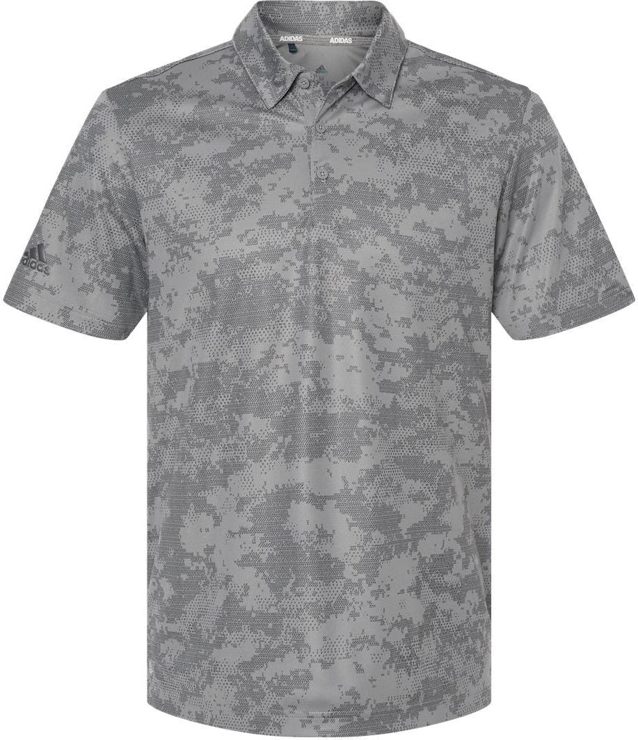 Adidas Camo Polo-Apparel-Adidas-Grey Three-S-Thread Logic