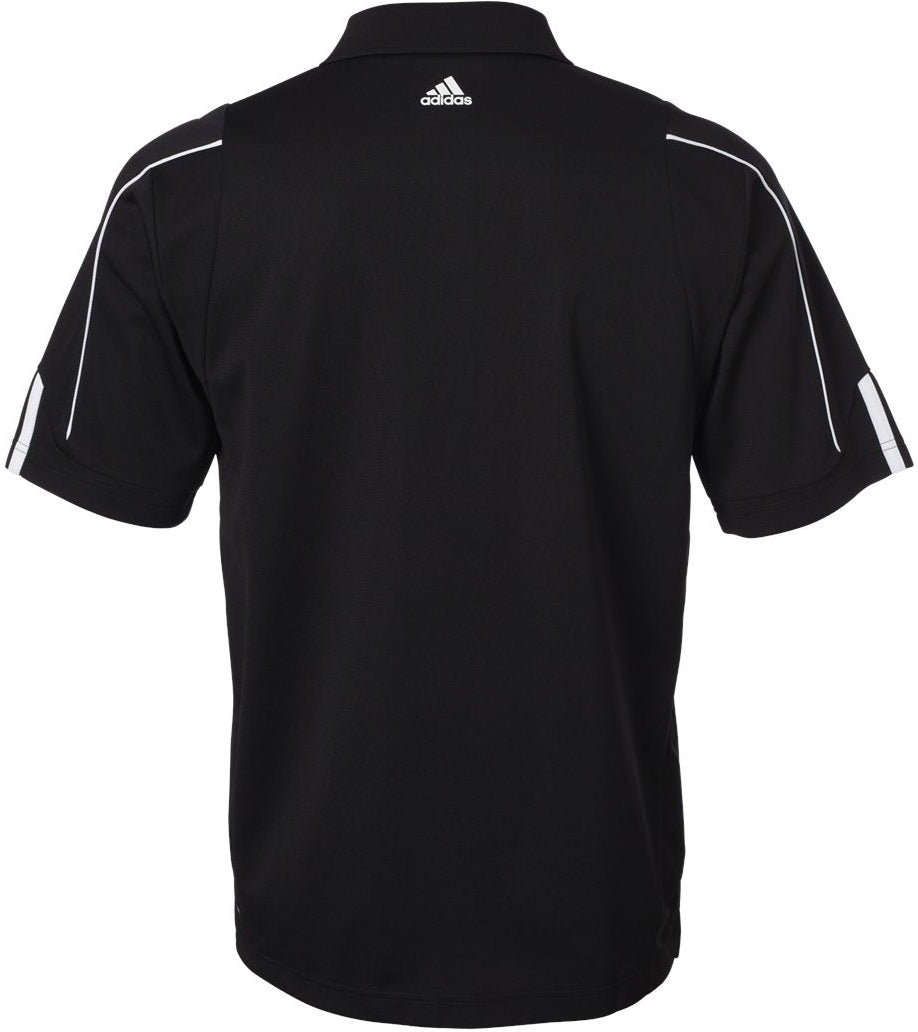 no-logo Adidas Climalite 3Stripes Cuff Polo-Men's Polos-Adidas-Thread Logic