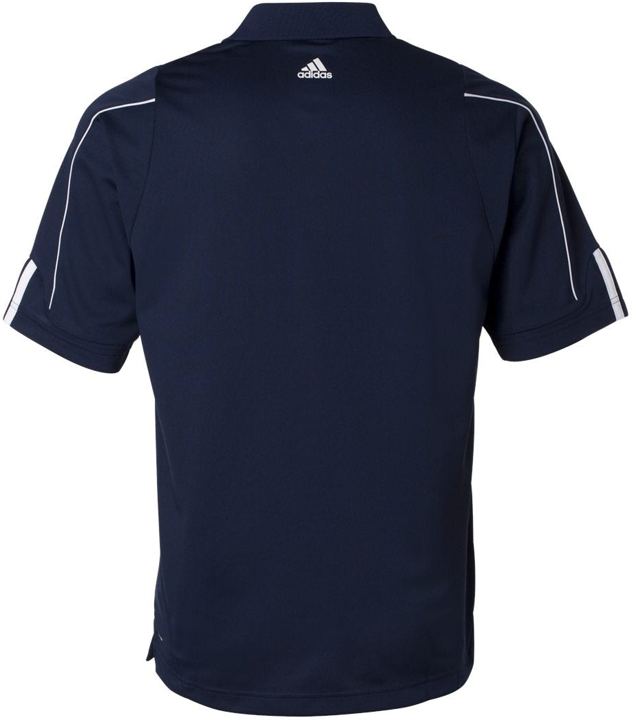 no-logo Adidas Climalite 3Stripes Cuff Polo-Men's Polos-Adidas-Thread Logic