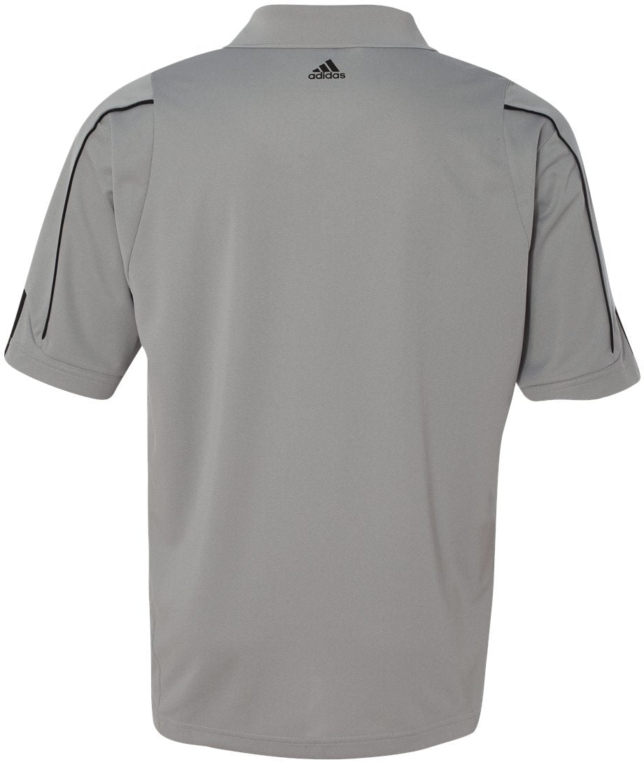 no-logo Adidas Climalite 3Stripes Cuff Polo-Men's Polos-Adidas-Thread Logic