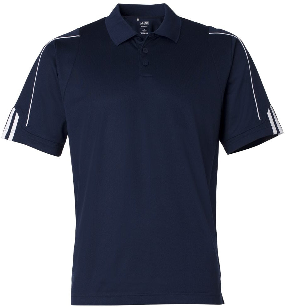 Adidas Climalite 3Stripes Cuff Polo