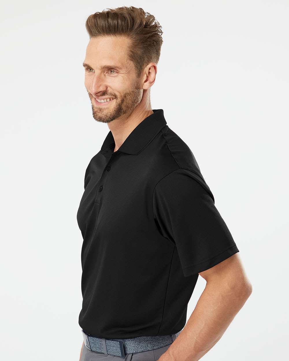 no-logo Adidas Climalite Basic Polo Shirt -Men's Polos-Adidas-Thread Logic