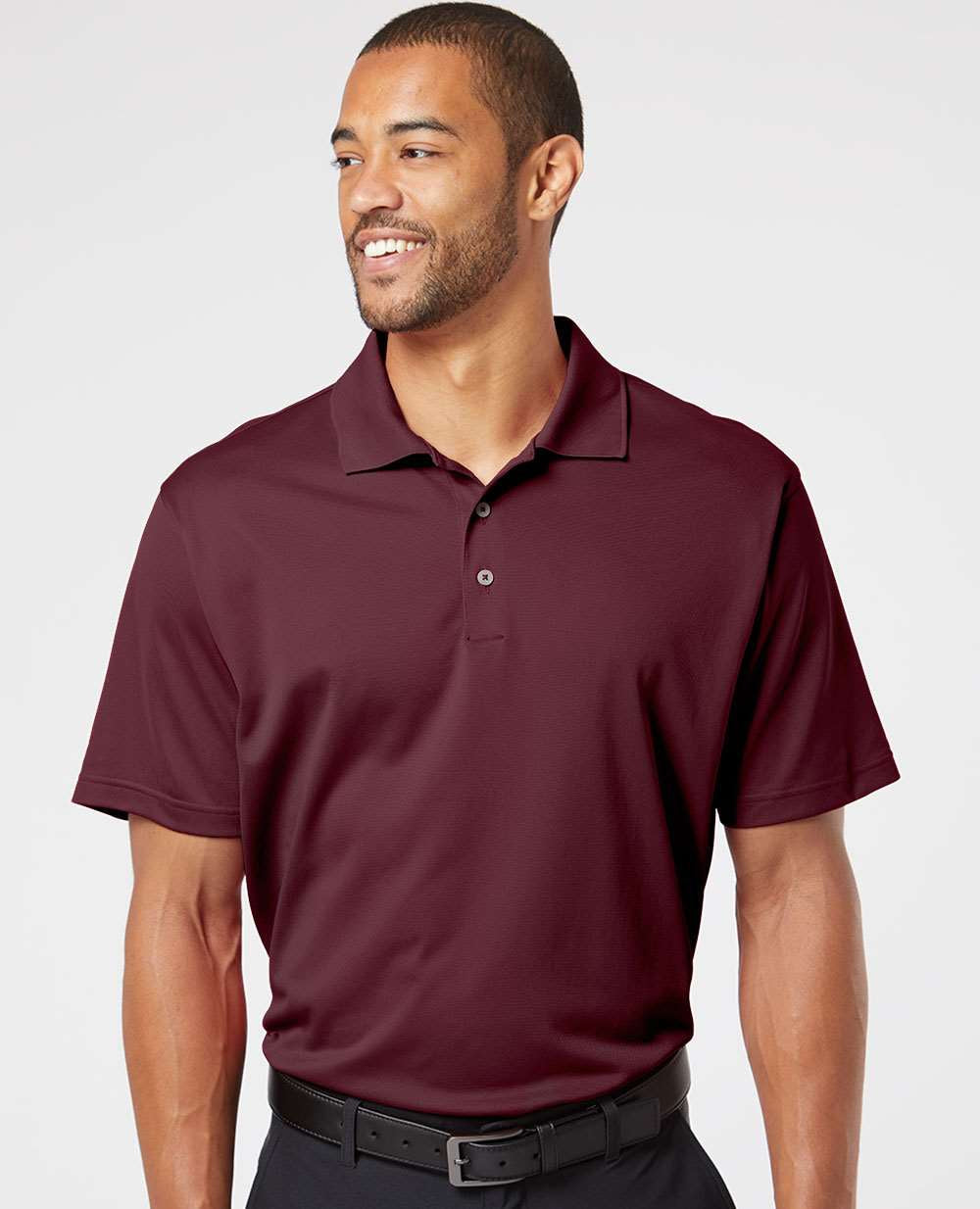 no-logo Adidas Climalite Basic Polo Shirt -Men's Polos-Adidas-Thread Logic