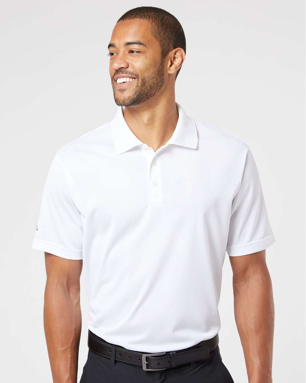 no-logo Adidas Climalite Basic Polo Shirt -Men's Polos-Adidas-Thread Logic