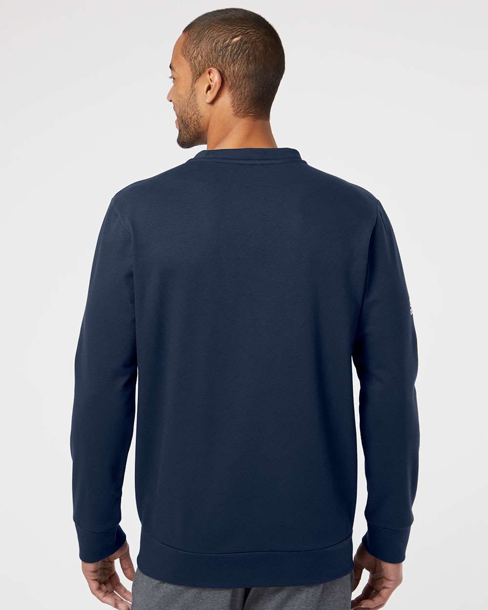 no-logo Adidas Fleece Crewneck Sweatshirt-Men's Layering-Adidas-Thread Logic