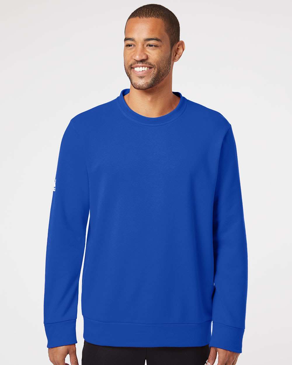 no-logo Adidas Fleece Crewneck Sweatshirt-Men's Layering-Adidas-Thread Logic