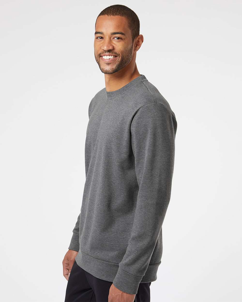 no-logo Adidas Fleece Crewneck Sweatshirt-Men's Layering-Adidas-Thread Logic