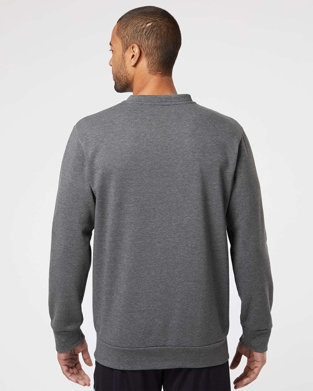 no-logo Adidas Fleece Crewneck Sweatshirt-Men's Layering-Adidas-Thread Logic