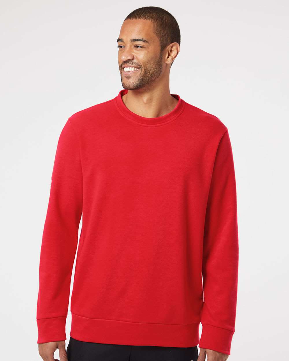 no-logo Adidas Fleece Crewneck Sweatshirt-Men's Layering-Adidas-Thread Logic