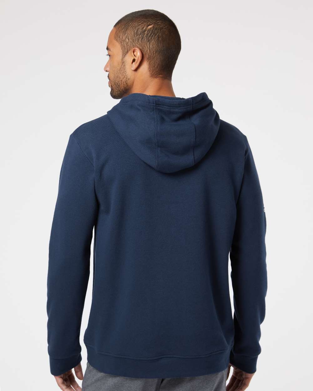 no-logo Adidas Fleece Hooded Sweatshirt-Men's Layering-Adidas-Thread Logic