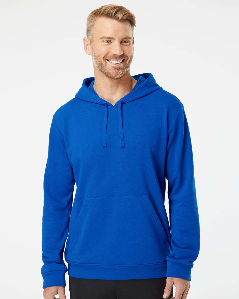 no-logo Adidas Fleece Hooded Sweatshirt-Men's Layering-Adidas-Thread Logic