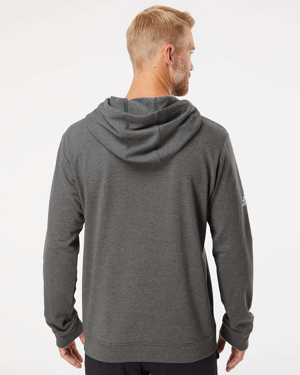 no-logo Adidas Fleece Hooded Sweatshirt-Men's Layering-Adidas-Thread Logic