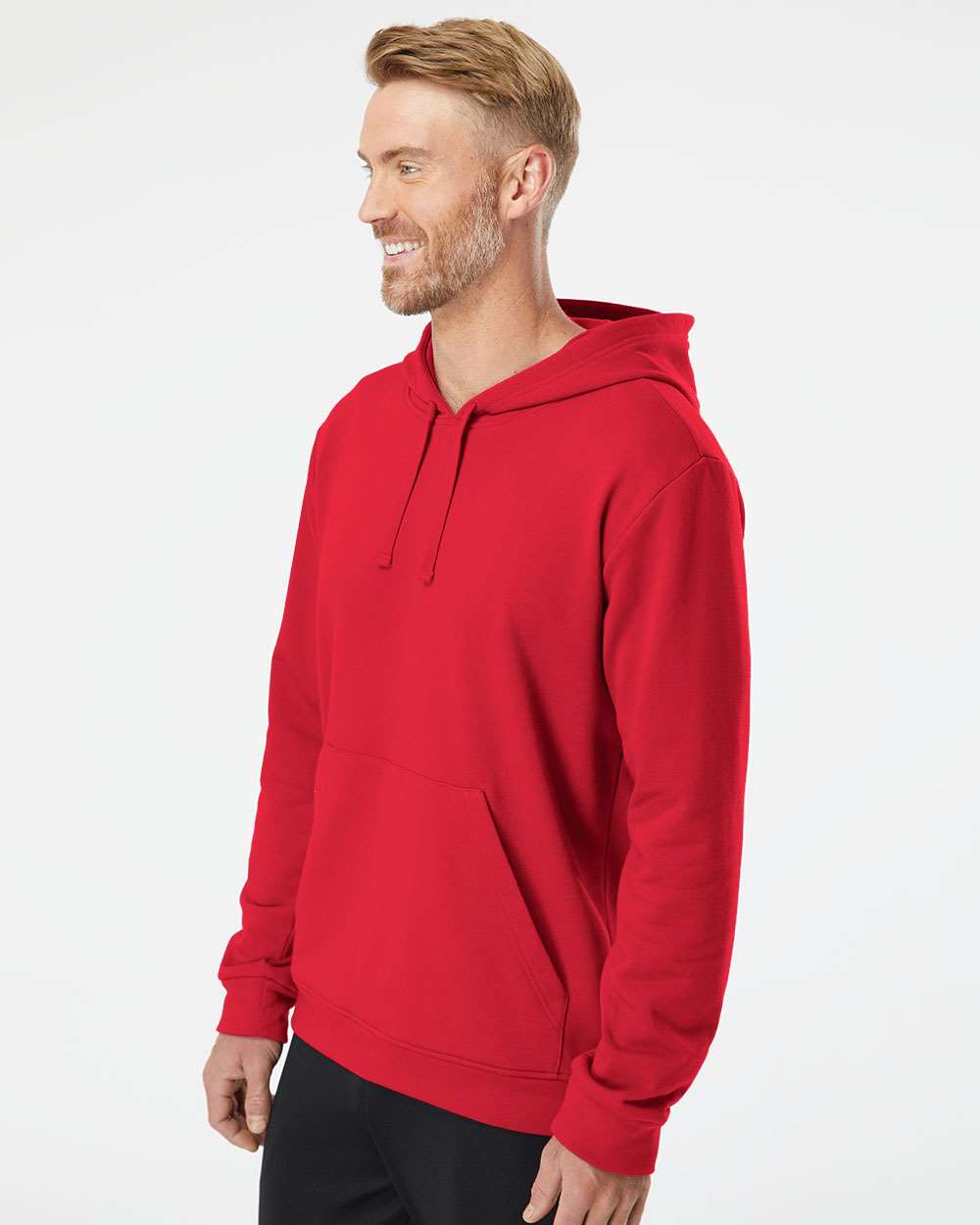 no-logo Adidas Fleece Hooded Sweatshirt-Men's Layering-Adidas-Thread Logic