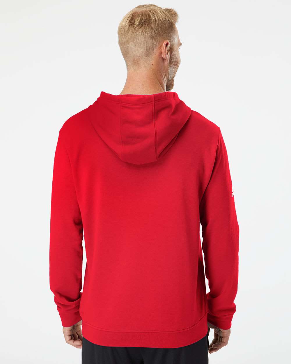 no-logo Adidas Fleece Hooded Sweatshirt-Men's Layering-Adidas-Thread Logic