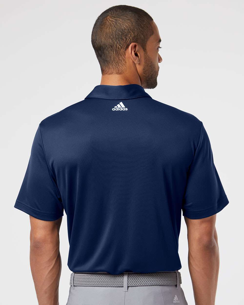no-logo Adidas Floating 3-Stripes Sport Shirt -Men's Polos-Adidas-Thread Logic