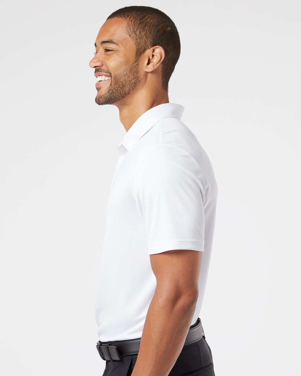 no-logo Adidas Floating 3-Stripes Sport Shirt -Men's Polos-Adidas-Thread Logic