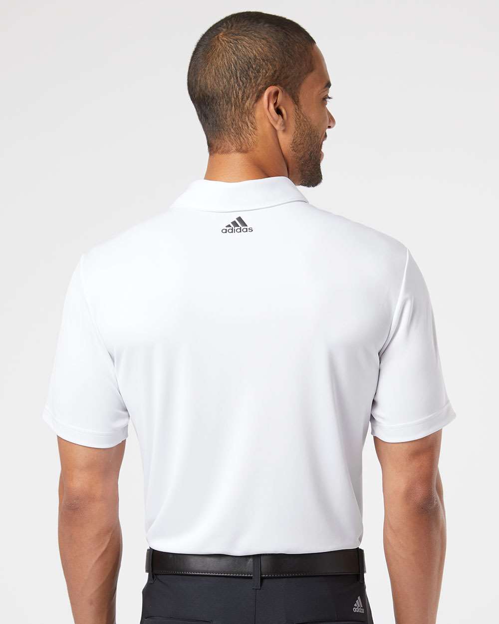 no-logo Adidas Floating 3-Stripes Sport Shirt -Men's Polos-Adidas-Thread Logic