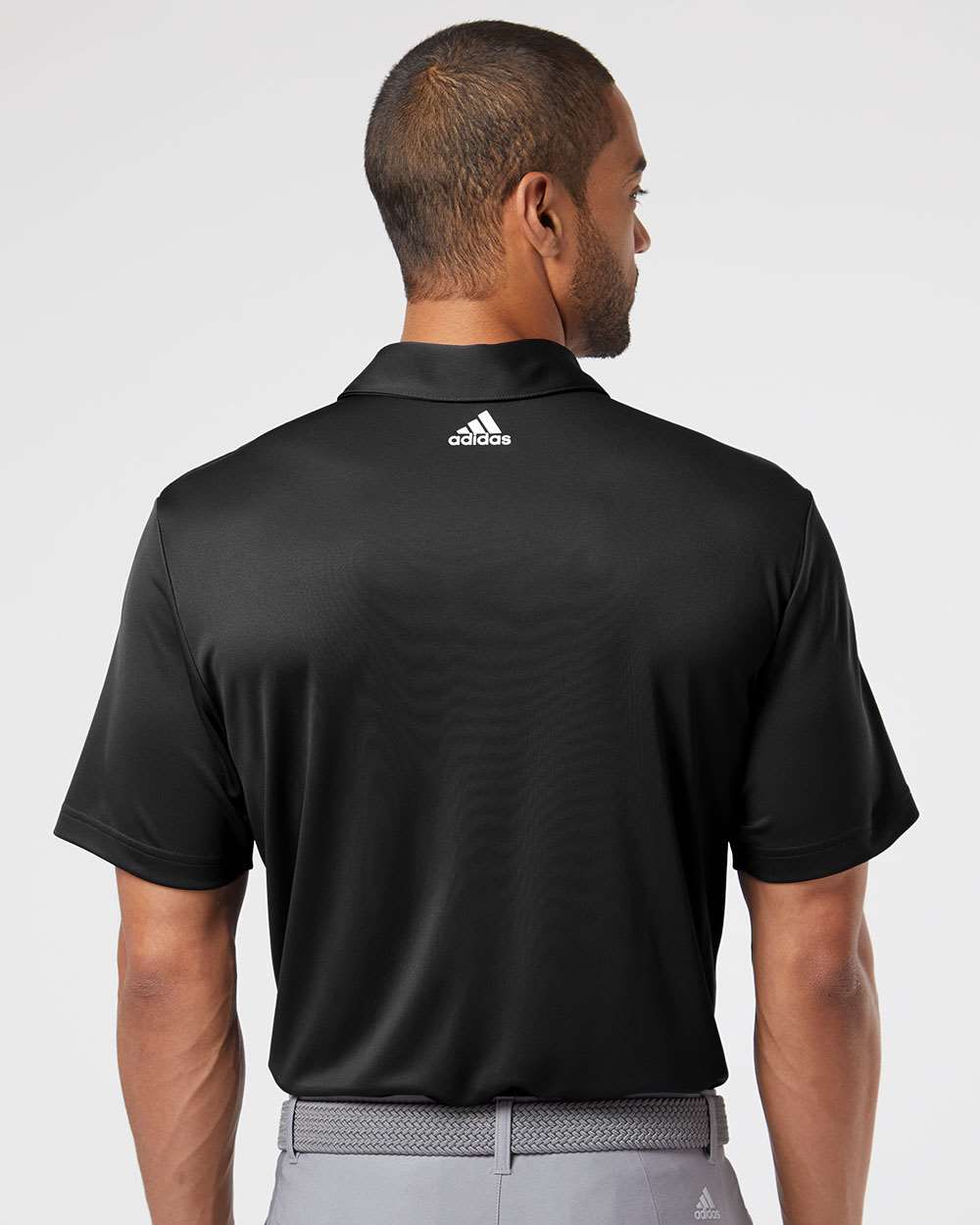 no-logo Adidas Floating 3-Stripes Sport Shirt -Men's Polos-Adidas-Thread Logic