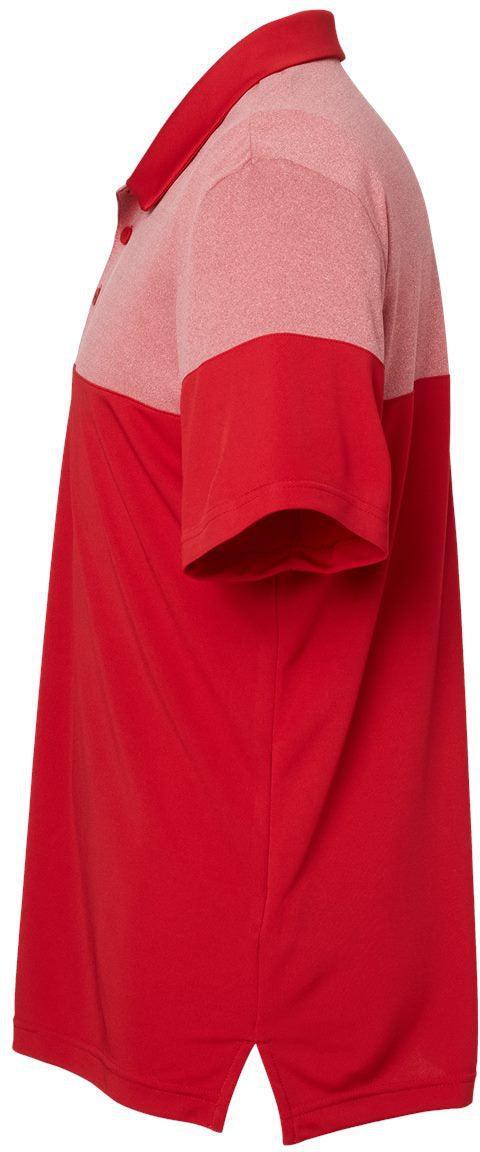 no-logo Adidas Heather 3Stripes Block Polo-Men's Polos-Adidas-Thread Logic