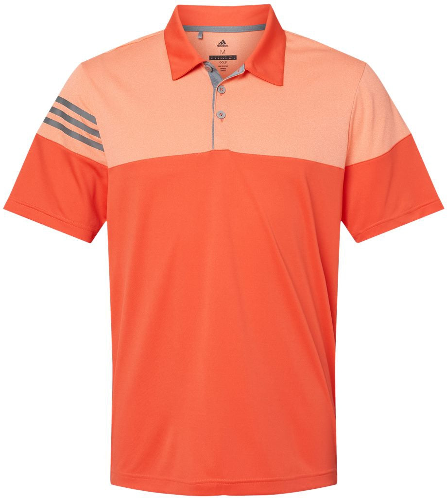 Adidas Heather 3Stripes Block Polo