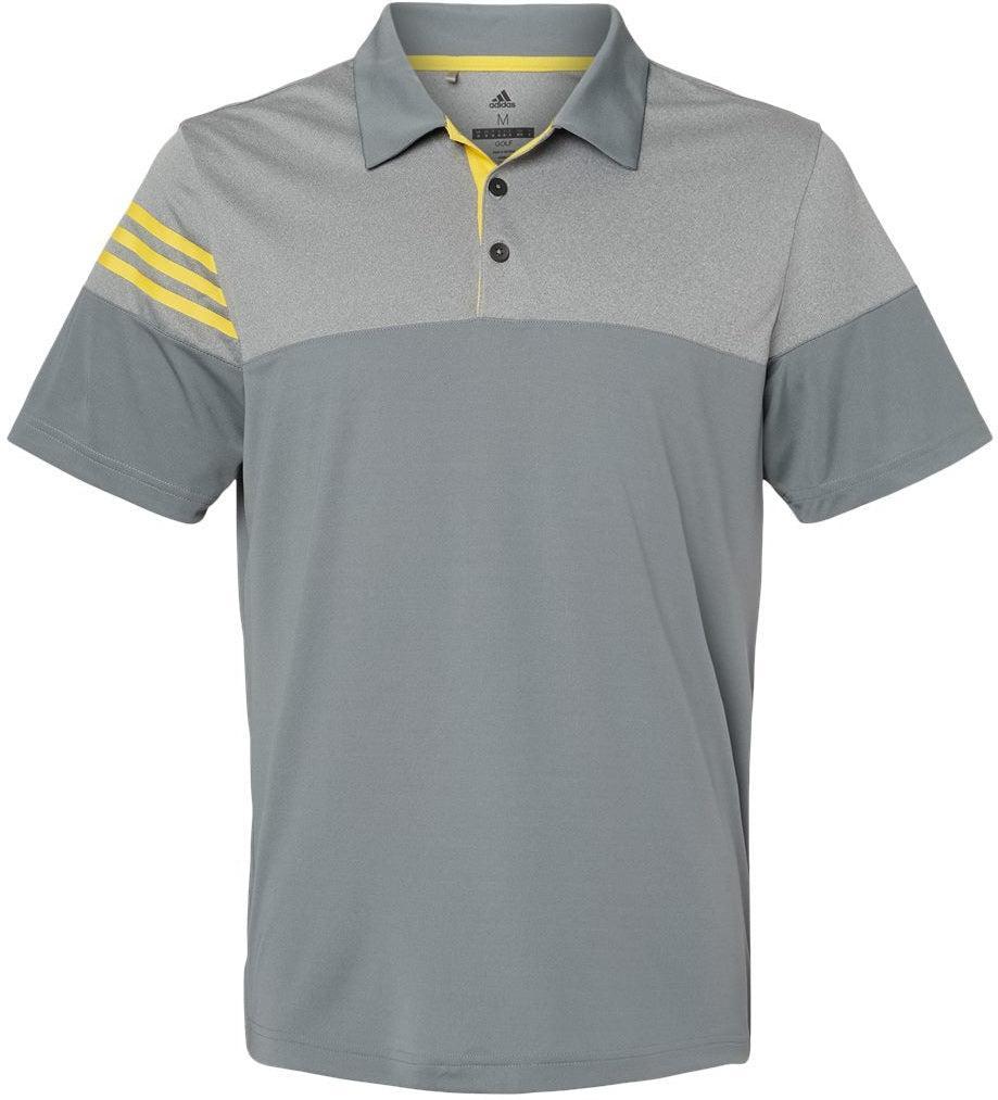 Adidas Heather 3Stripes Block Polo