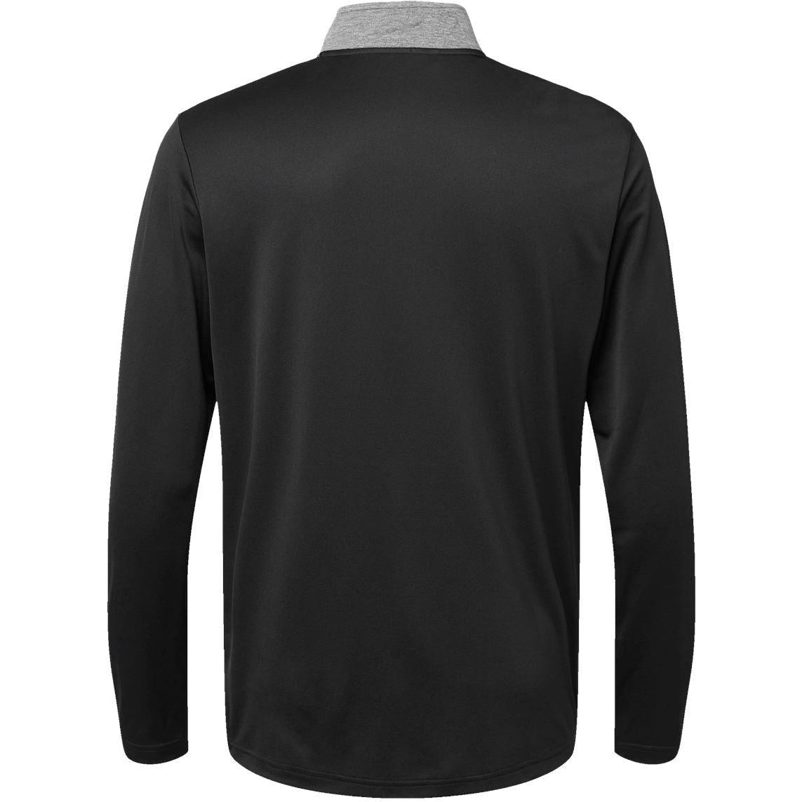 no-logo Adidas Heather Block Print Quarter-Zip Pullover-Outerwear-Adidas-Thread Logic