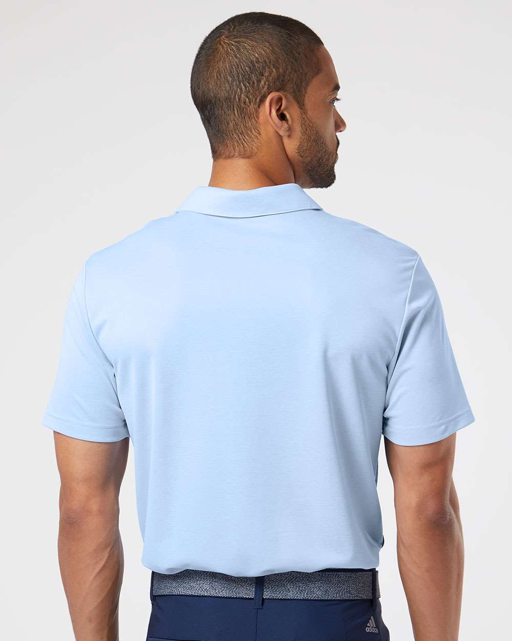 no-logo Adidas Heathered Colorblock 3-Stripes Sport Shirt-Men's Polos-Adidas-Thread Logic