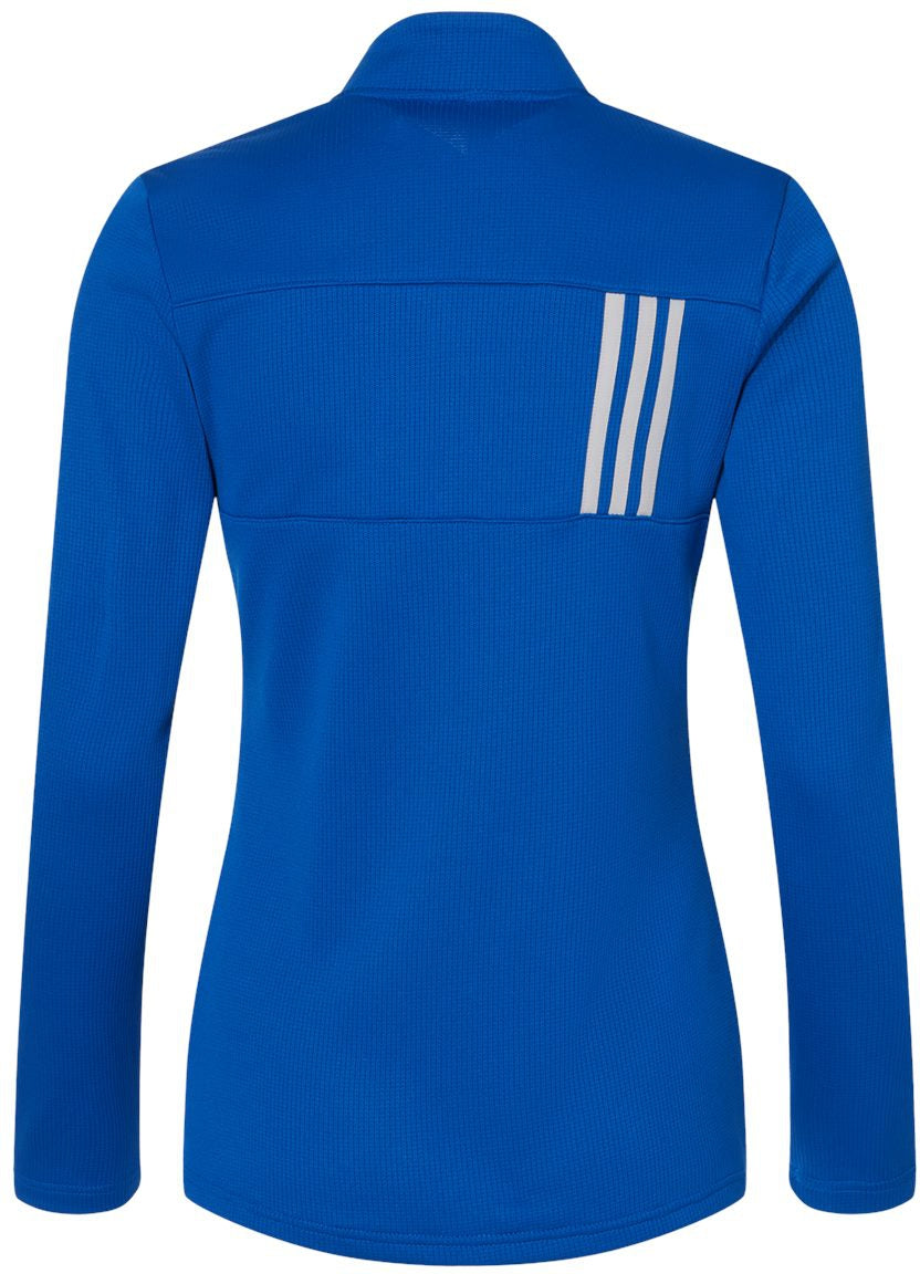 no-logo Adidas Ladies 3-Stripes Double Knit Full-Zip-Ladies Layering-Adidas-Thread Logic