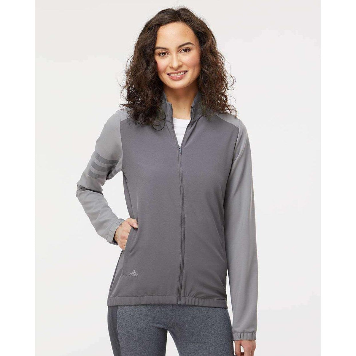 no-logo Adidas Ladies 3-Stripes Jacket-Outerwear-Adidas-Thread Logic