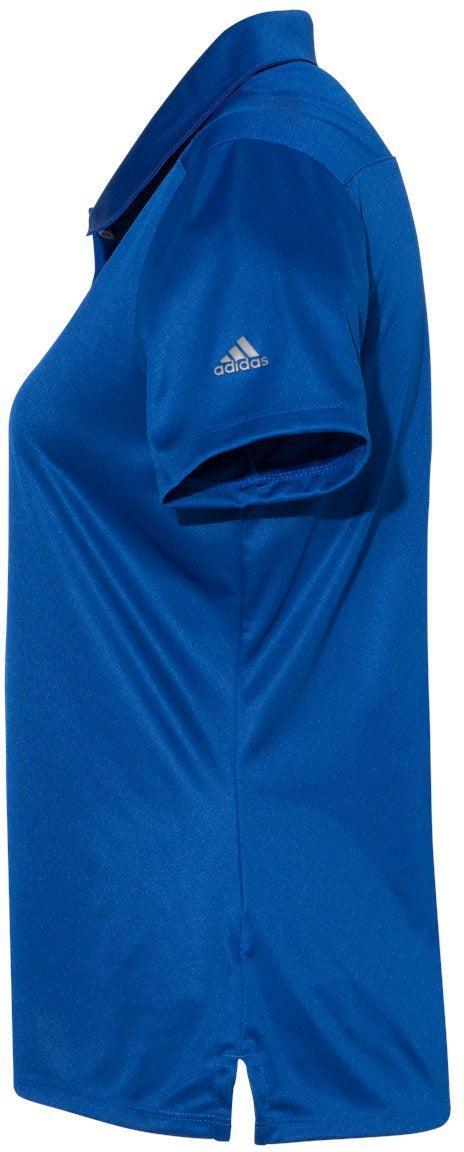 no-logo Adidas Ladies 3-Stripes Shoulder Polo-Ladies Polos-Adidas-Thread Logic
