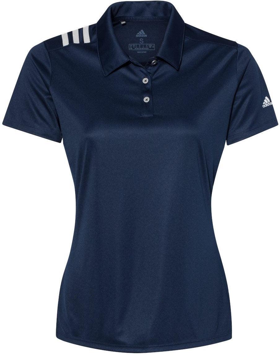 Adidas Women's 3-Stripes Shoulder Polo