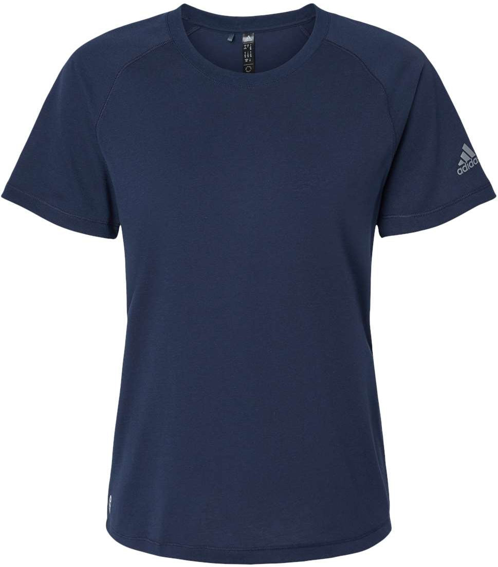 Adidas Ladies Blended T-Shirt-Apparel-Adidas-Collegiate Navy-S-Thread Logic