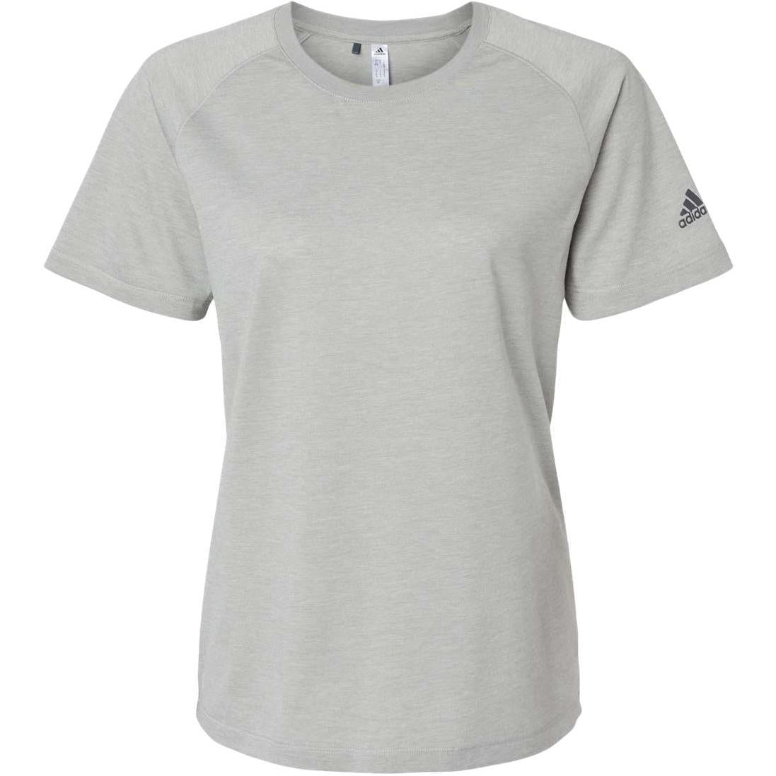 no-logo Adidas Ladies Blended T-Shirt-Apparel-Adidas-Medium Grey Heather-S-Thread Logic
