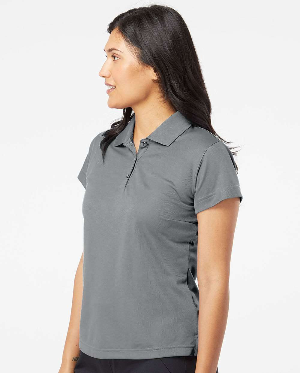 no-logo Adidas Ladies Climalite Basic Polo Shirt -Ladies Polos-Adidas-Thread Logic
