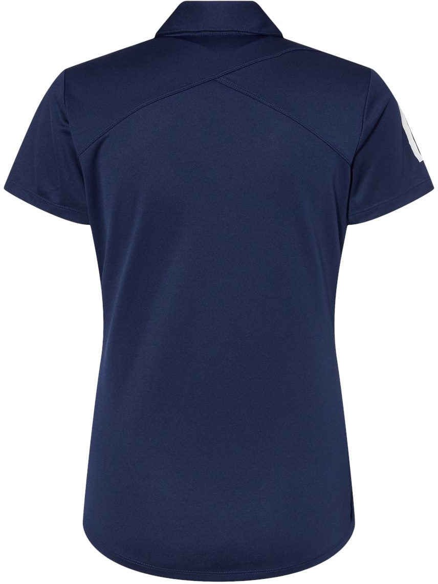 no-logo Adidas Ladies Floating 3-Stripes Sport Shirt-Ladies Polos-Adidas-Thread Logic