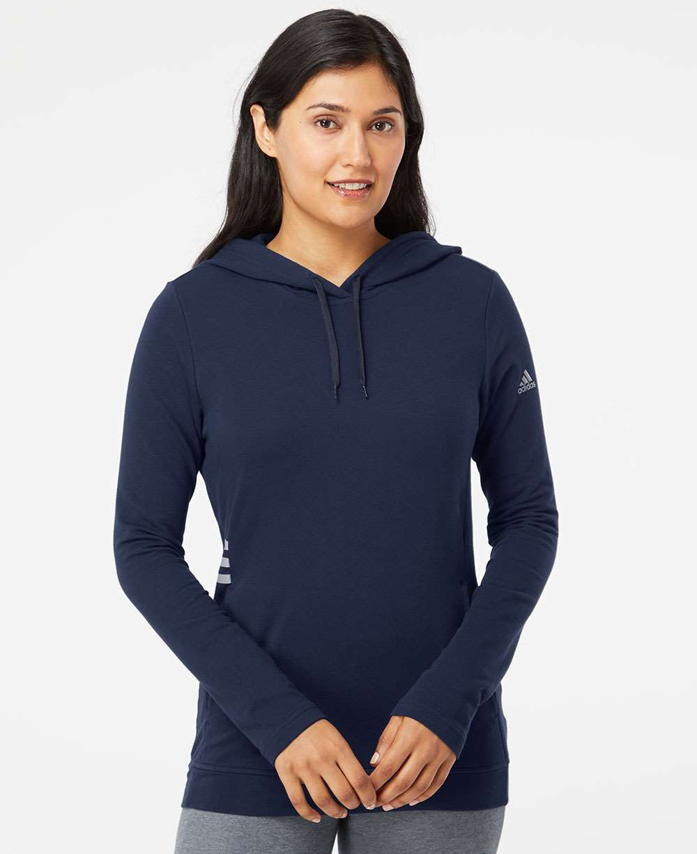 no-logo Adidas Ladies Lightweight Hooded Sweatshirt-Ladies Layering-Adidas-Thread Logic