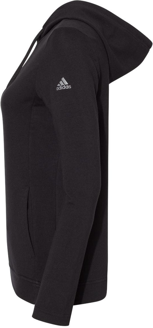 no-logo Adidas Ladies Lightweight Hooded Sweatshirt-Ladies Layering-Adidas-Thread Logic