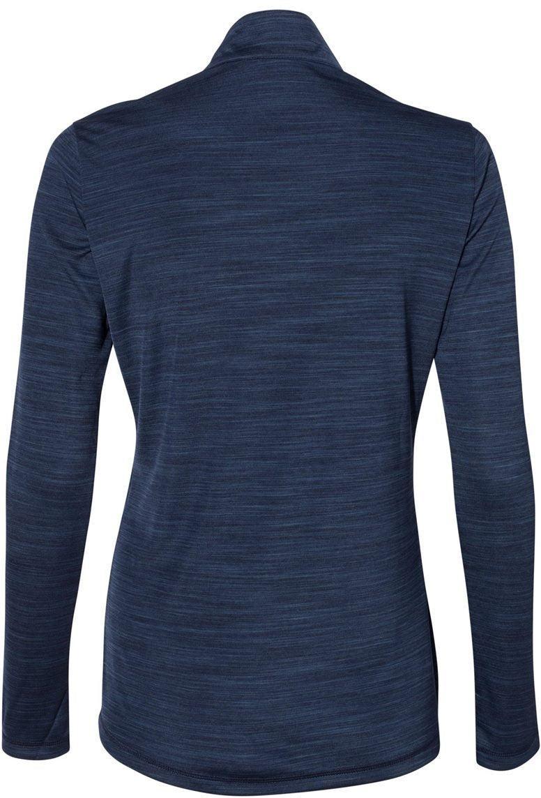 no-logo Adidas Ladies Lightweight Mélange QuarterZip Pullover-Ladies Layering-Adidas-Thread Logic