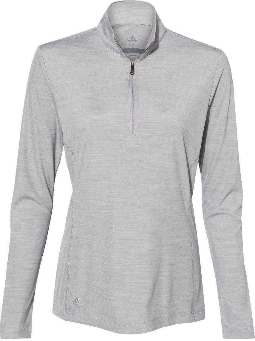 Adidas Ladies Lightweight Mélange QuarterZip Pullover